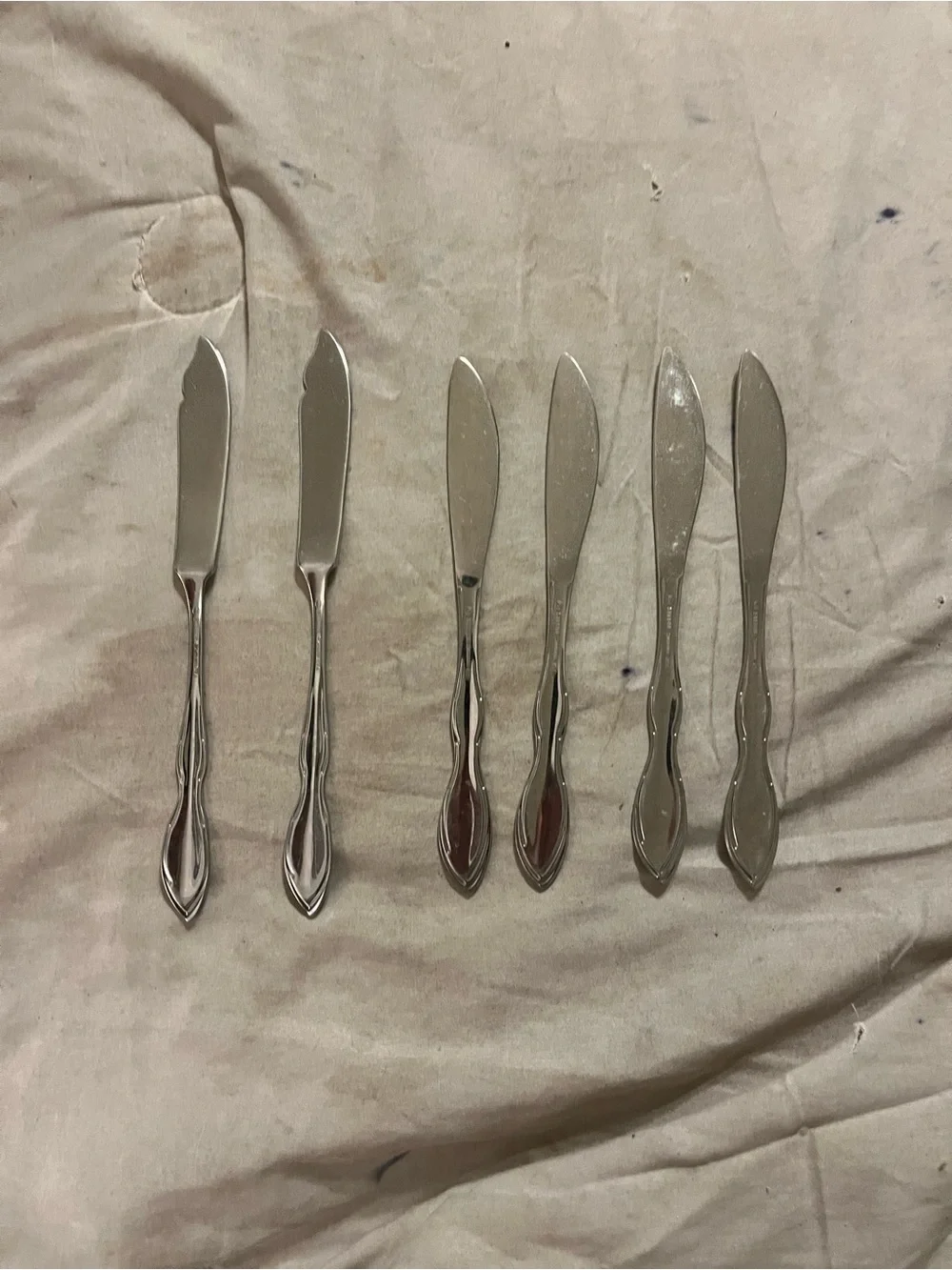 Gorham stainless  Butter Knife Set - Silver “chanson”